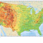 United States Physical Map | Favorite Places & Spaces | Us Geography | Printable Topographic Map Of The United States