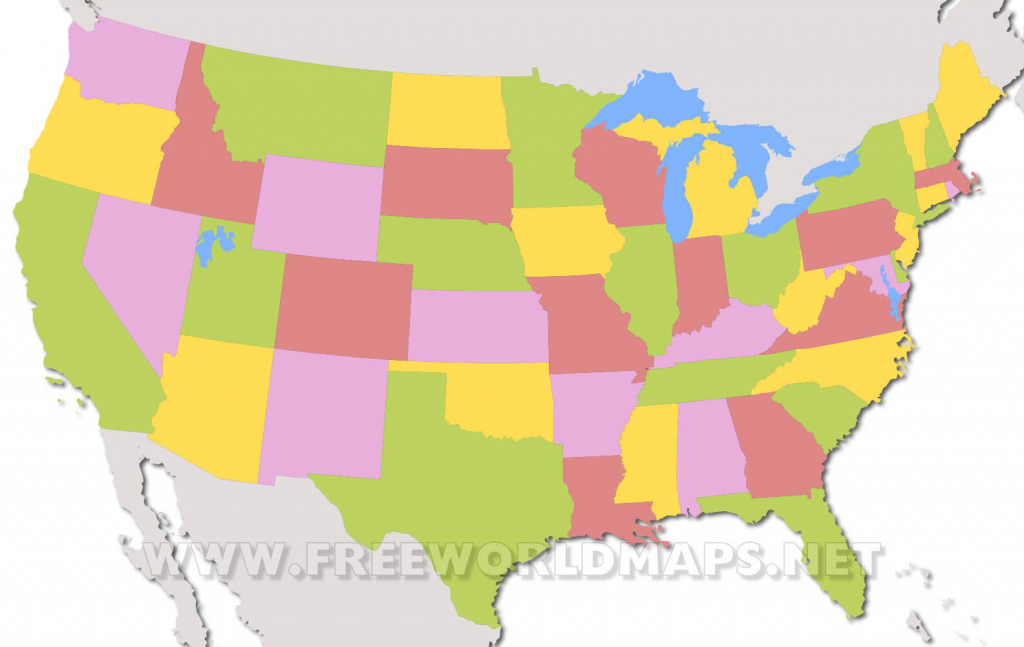 United States Political Map | Blank Usa Political Map