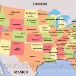 United States Political Map | Free Printable Political Map Of The United States