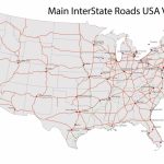 United States Road Map Free And Travel Information | Download Free | Free Printable Us Interstate Map