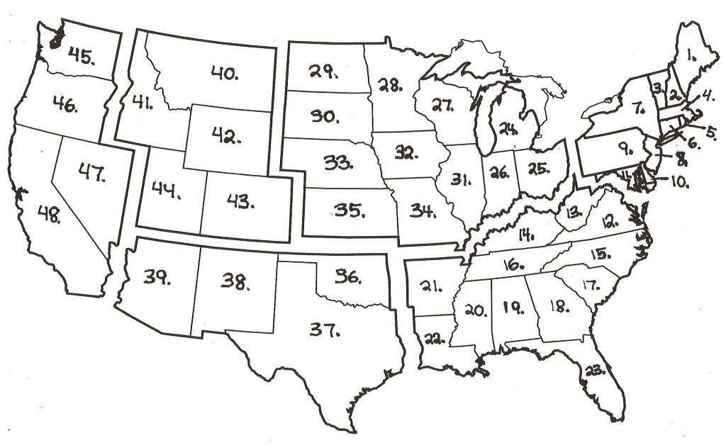 Printable Map Of The United States Test Printable US Maps