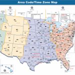 Us Area Code Map With Time Zones Usa Time Zone Map With States | Printable Us Time Zone Map With Cities