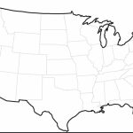 Us Canada Map With Cities Awesome United States Map Blank Outline | Printable Us Map Blank