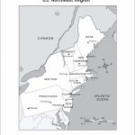 Us Capitals Map Quiz Printable New Northeast Region Map With | Printable Northeast Us Map