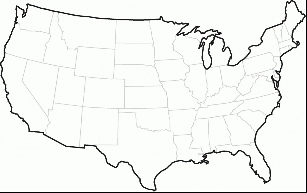 Printable Blank Map Of The United States Pdf | Printable ...