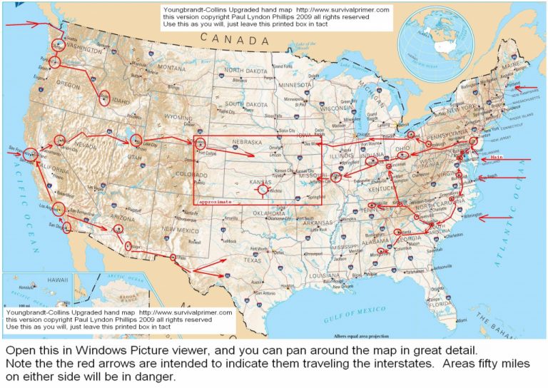 Us Interstate And Highway Map Usa Interstate Highways Map Refrence | Printable Us Map With ...