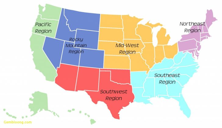 Printable Map Of Southwest United States