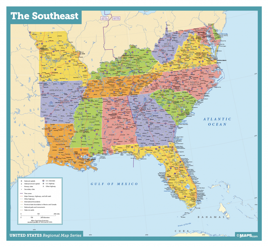 Us Map Southeast Printable Map Of Se Usa 1 Elegant Awesome Us Map | Printable Map Of Southeast Us
