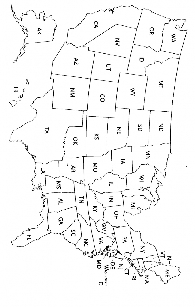 Printable Us Map With State Abbreviations Valid United States Map 