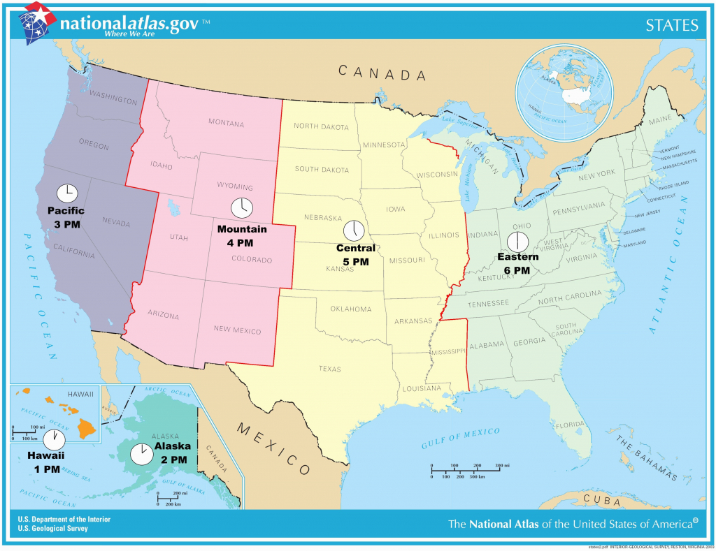 Us Map Time Zones Printable Best Of Time Zone Maps North America | Printable Us Map Time Zones