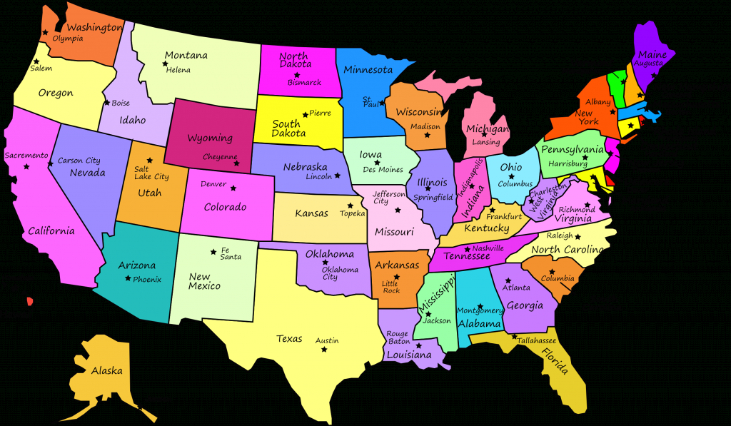  USA Map With States And Abbreviations 