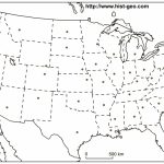 Us Outline Map   States And Capitals | Free Printable Us Map With States And Capitals