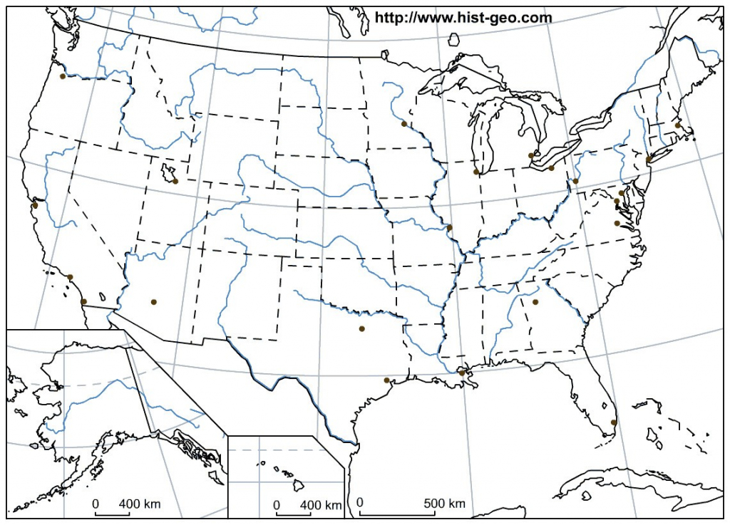 Us Physical Map Outline Blank Outline Maps Of The 50 States Usa | Printable Us Physical Map