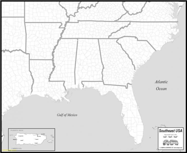 Printable Map Of The Southeast Region Of The United States