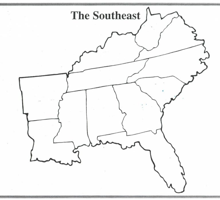 Us Southeast Region Map Quiz Save Southeast Us Map Quiz Refrence Usa ...