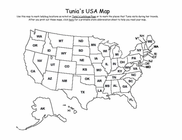 Us State Map Label Worksheet Blank Us States Map Test Blank | Printable