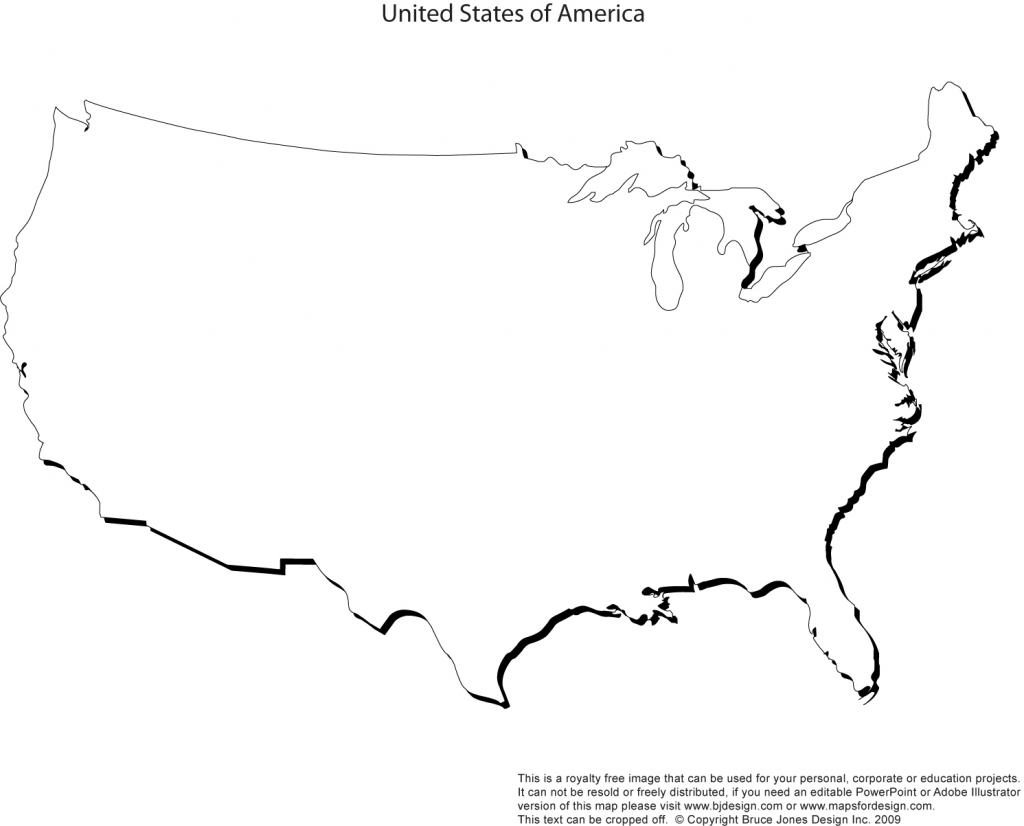 Us State Outlines, No Text, Blank Maps, Royalty Free • Clip Art | Blank Us Map With Borders