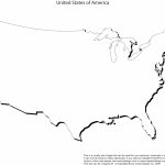 Us State Outlines, No Text, Blank Maps, Royalty Free • Clip Art | Printable Blank Outline Map Of The United States