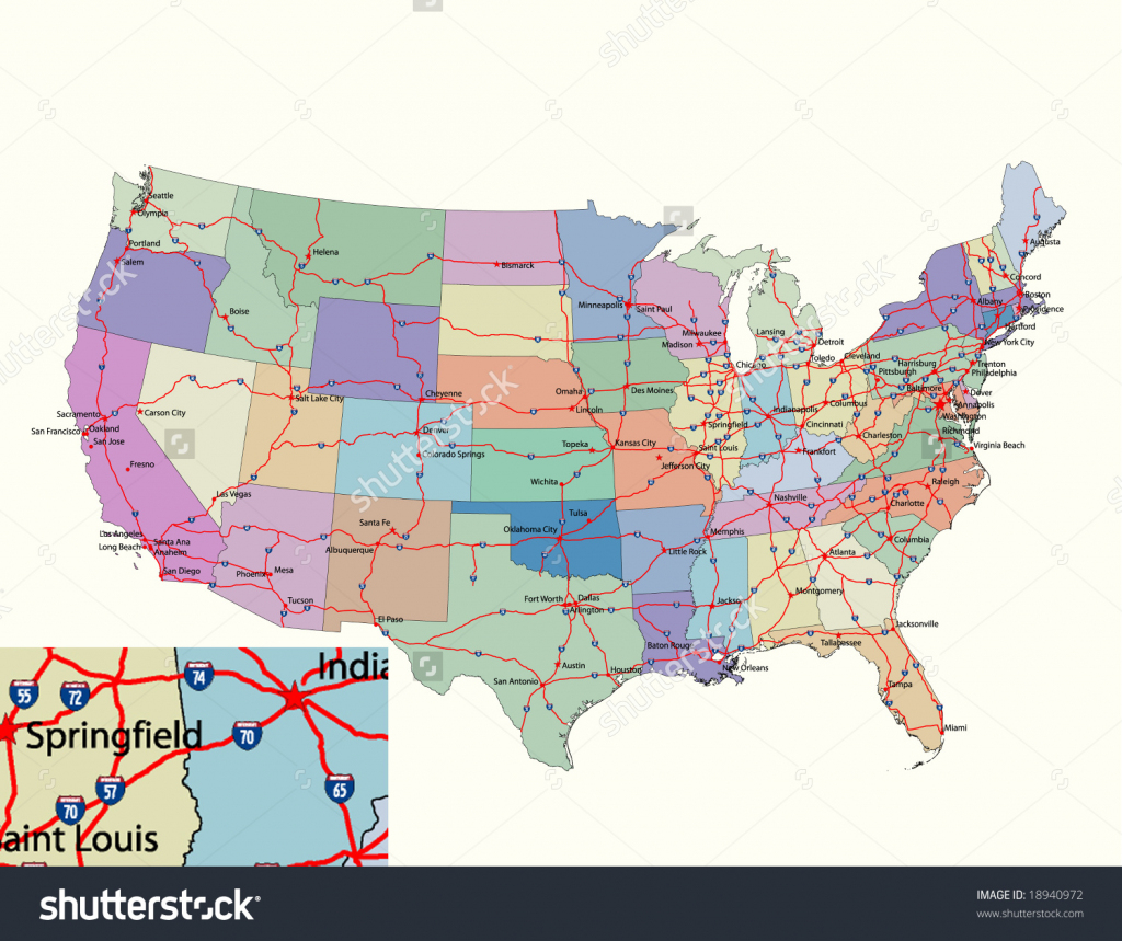 Us State Road Map And Travel Information | Download Free Us State | Free Printable Us Maps State And City