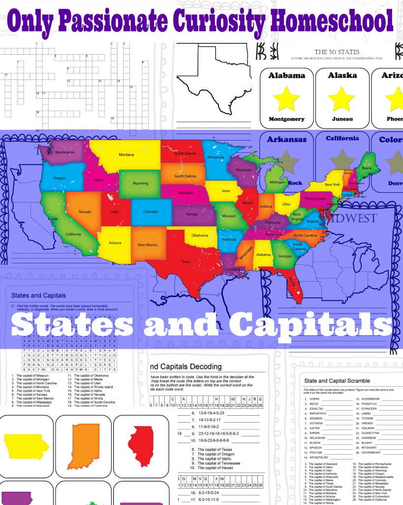 Us States Map Abbreviations State Map Awesome United States Map With | Printable United States Map With States And Capitals