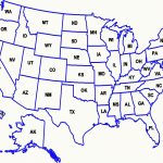 Us States On Map With Names 50 Abbreviation How Many In Usa Save | Printable Usa Map With Abbreviations