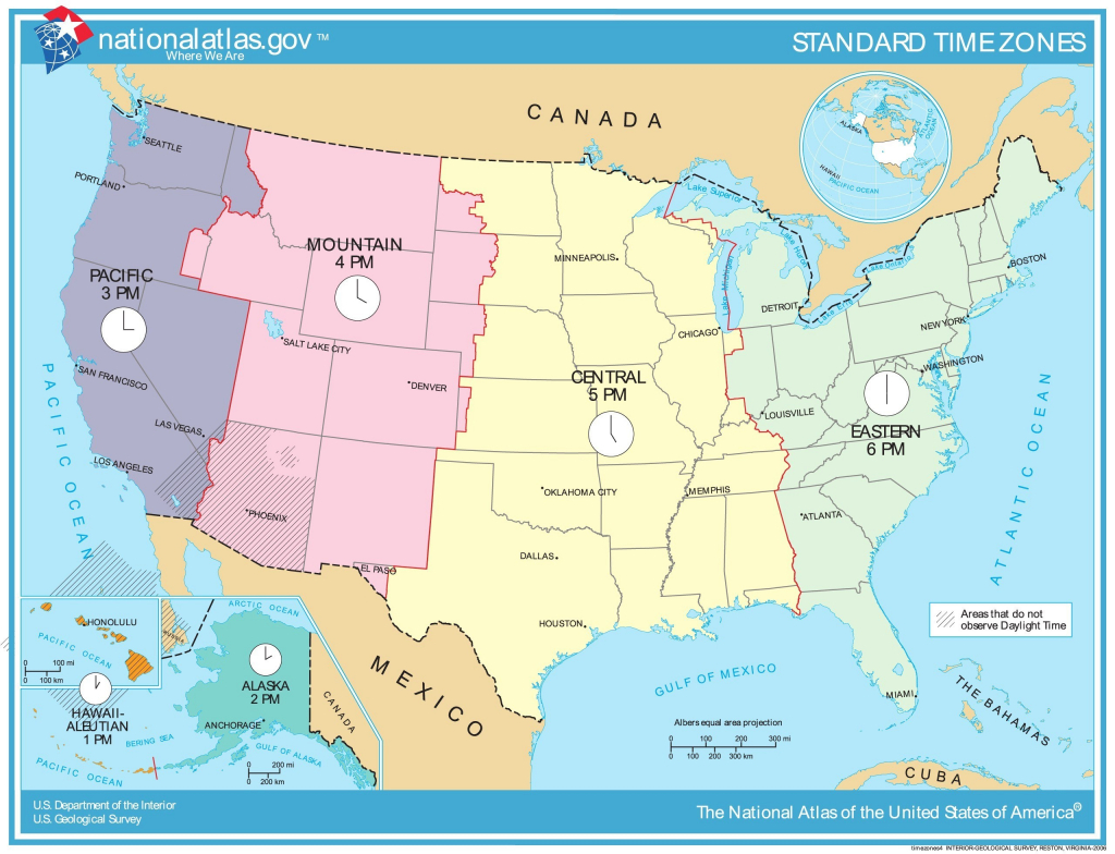 earth time zones map