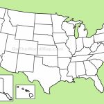 Usa Blank Map | Large Blank Printable Map Of The United States