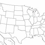 Usa Blank Map Large Printable Us Outline Worksheet United States | Large Printable Us Map With States