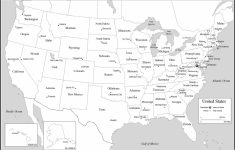 Usa Map – States And Capitals | Printable Map Of The United States Of America With Capitals