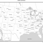Usa Map   States And Capitals | Printable Map Of The United States With State Names And Capitals