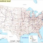 Usa Map States Roads New United States Major Highways Map Free | Printable Map Of Us Highways