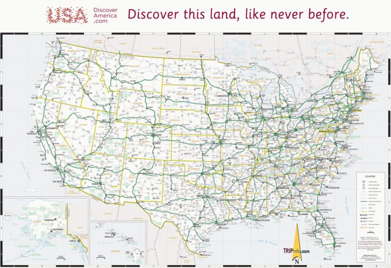 Usa Map Western United States Road Map Printable Printable Us Maps