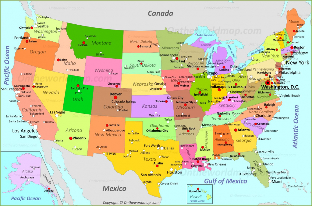 Usa Maps | Maps Of United States Of America (Usa, U.s.) | Full Size Printable Map Of The United States