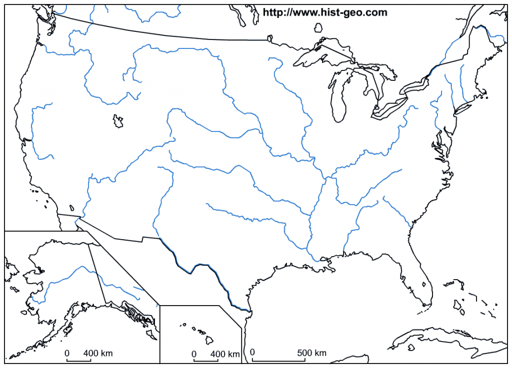 united states and canada physical map blank new united states map