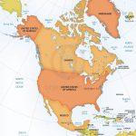 Vector Map Of North America Continent | One Stop Map | Printable Map Of North America Continent