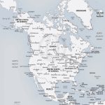 Vector Map Of North America Continent | One Stop Map | Printable Map Of North America Continent