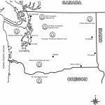 Washington State Map Coloring Page | Free Printable Coloring Pages | Printable United States Map Coloring Page