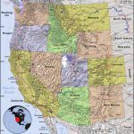 Western United States · Public Domain Mapspat, The Free, Open | Printable Map Of The West Region Of The United States