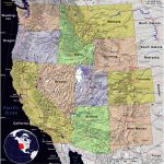 Western United States · Public Domain Mapspat, The Free, Open | Printable Map Of Western Usa