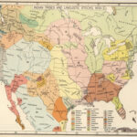 1650 Us Map Of Native American Indian Tribes & Linguistic Stocks    Territory Tribal Spirit Nation Print Poster | Printable Ethnic Region Map Of Usa