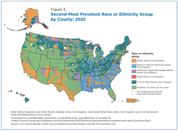 Map of USA by Race