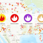 2021 Usa Wildfires Live Feed Update | Map Of Fires In USA