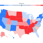 2024 Electoral College Map | Pbs News | Current Political Map Of USA