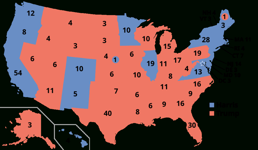 2024 United States Elections - Wikipedia | Political Map Of Usa 2024