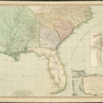 A New And General Map Of The Southern Dominions Belonging To The | Map Of North And South Carolina Usa