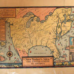 A New Yorker'S Idea Of The United States Of Americawallingford | New Yorkers Map Of USA