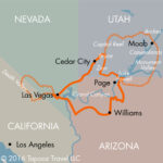 Accessible Grand Canyon Tour | Tapooz Travel | Map Of Southwest USA With National Parks