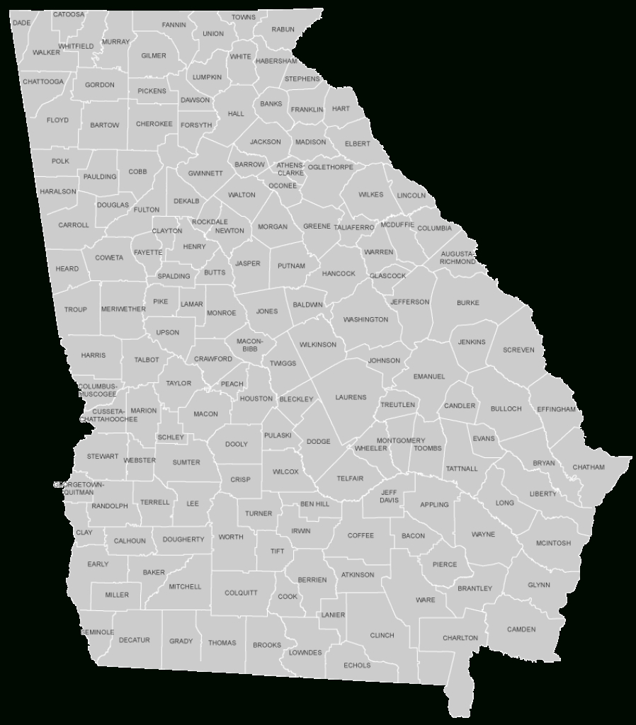 Accg Advancing Georgia&amp;#039;S Counties | Map Of Georgia Counties Usa