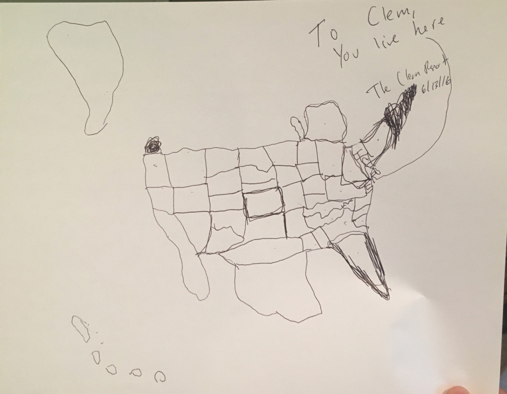 Al Franken&amp;#039;S Freehand Drawing Of The United States Map From Memory | Al Franken Draws Map of USA