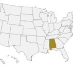 Alabama Counties Map | Mappr | Map Of USA Showing Alabama